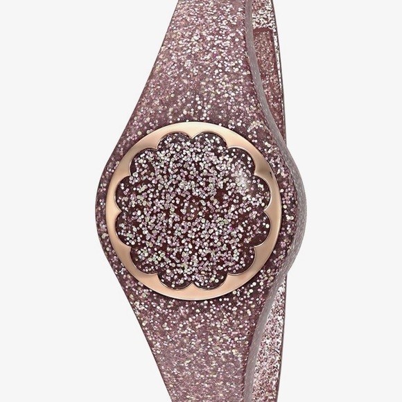 Kate Spade Glitter Activity Tracker Sleep Monitor Dark Pink Purple NWT $98 NEW - Picture 10 of 12